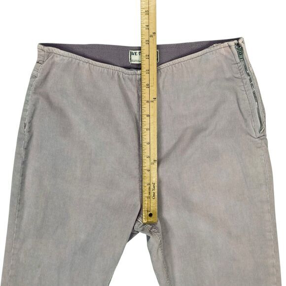 We The Free Flare Pants Womens 31 Lavender High Rise Corduroy Stretchy Side Zip - Picture 10 of 14